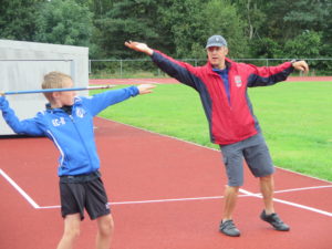 Junior Javelin Training