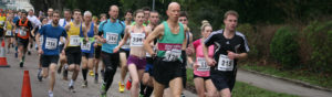 Runners taking part in Round the Lakes 10k