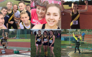 Junior athletes at Poole AC