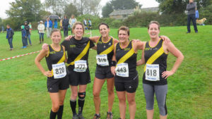 Poole AC ladies XC team