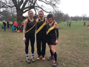 Senior ladies at Hampshire XC