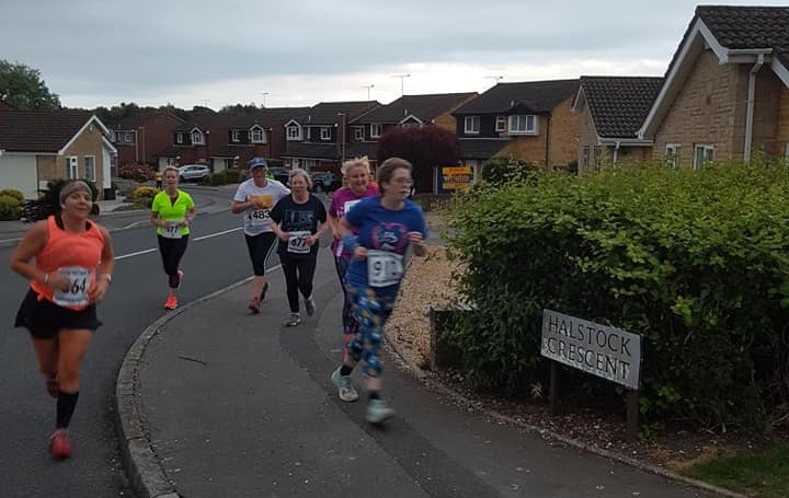Runners taking part in the Poole AC Handicap 5k