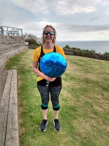Gill's 500th parkrun at Durlston