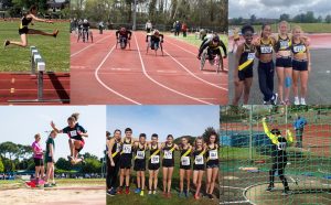 Track and Field mosaic